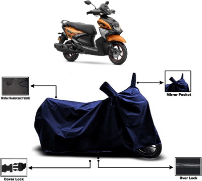 Amexride Two Wheeler Cover for Yamaha(RayZR 125 Fi, Blue)