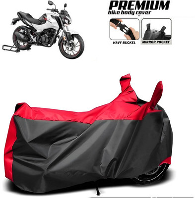 smwzxyu Waterproof Two Wheeler Cover for Hero(Xtreme, Red, Black)