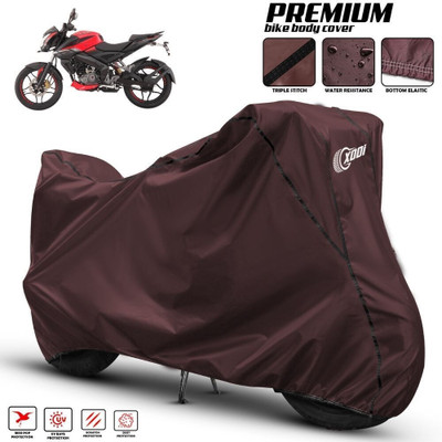xodi Waterproof Two Wheeler Cover for Bajaj(Pulsar 180NS, Maroon, Black)