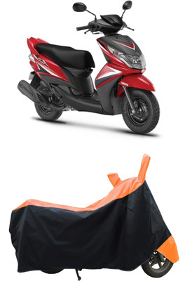 Coxtor Waterproof Two Wheeler Cover for Yamaha(Ray Z, Orange)