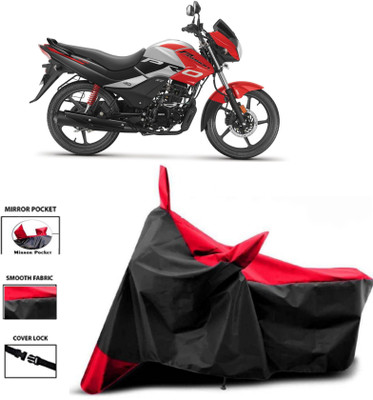 HWSXQAE Two Wheeler Cover for Hero(Red, Black)