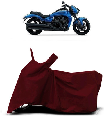 VESMEI Two Wheeler Cover for Suzuki(Intruder M800, Red)