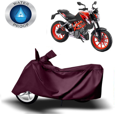 Autoinnovation Two Wheeler Cover for KTM(200 Duke, Maroon)