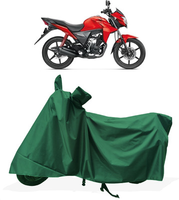 Tricway Two Wheeler Cover for Honda(CB Twister, Green)