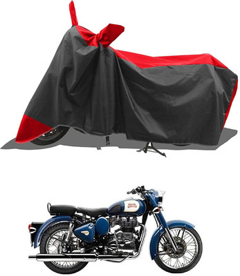 AASHTIK MART Two Wheeler Cover for Royal Enfield(Red)