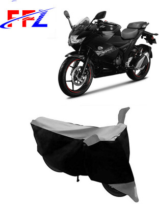 FFZ Waterproof Two Wheeler Cover for Suzuki(Gixxer SF, Black, Grey)