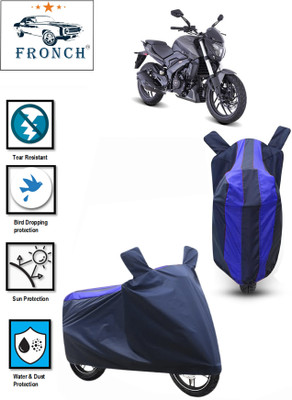FRONCH Waterproof Two Wheeler Cover for Bajaj(Dominar 250, Blue)