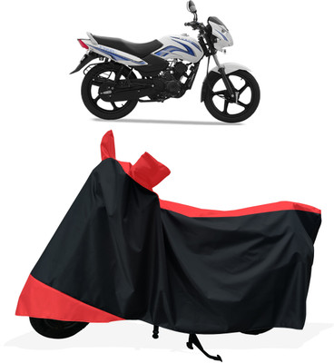 Tricway Two Wheeler Cover for TVS(Sport KS BS6, Black, Red)