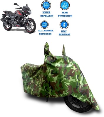 DeepShakshi AUTOMOTIVE Two Wheeler Cover for Bajaj(Pulsar 150, Green, Multicolor)