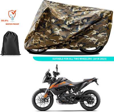PAGORA Waterproof Two Wheeler Cover for KTM(390 Adventure BS6, Yellow)