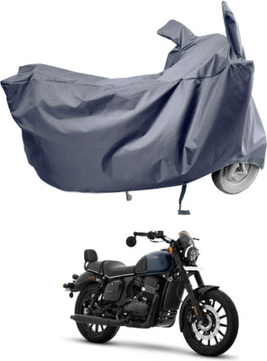 Amexride Two Wheeler Cover for Yezdi(Roadster, Grey)