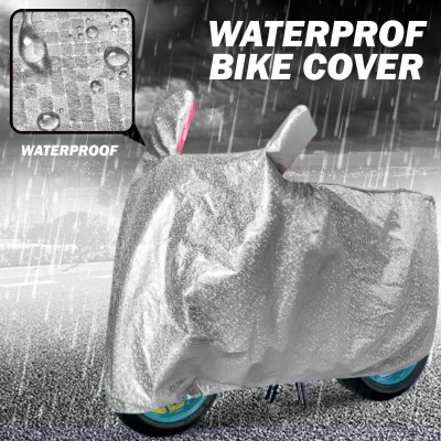 FBC Waterproof Two Wheeler Cover for Yamaha(R15, Silver)