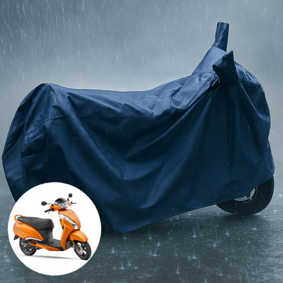 PAGORA Waterproof Two Wheeler Cover for TVS(Jupiter 125, Blue, Blue)