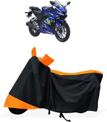 Tricway Two Wheeler Cover for Yamaha(YZF R15 V3 Moto GP Edition BS6, Orange)