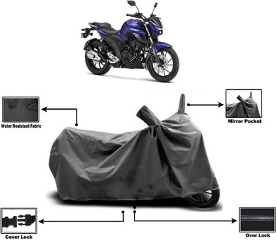 Amexride Two Wheeler Cover for Yamaha(FZ25, Grey)