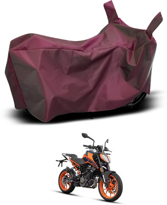 CODOKI Waterproof Two Wheeler Cover for KTM(Duke 200, Maroon)