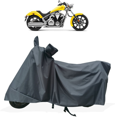 Tricway Two Wheeler Cover for Honda(VT 1300CX, Grey)