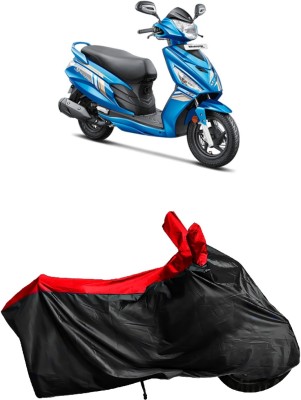 Autofly Waterproof Two Wheeler Cover for Hero(Maestro Edge, Red, Black)