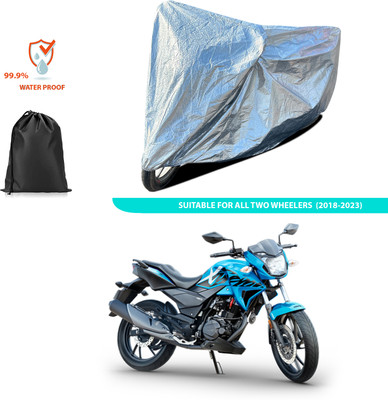 CODOKI Waterproof Two Wheeler Cover for Hero(Xtreme 200R, Silver)