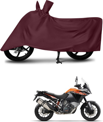 DeepShakshi AUTOMOTIVE Waterproof Two Wheeler Cover for KTM(1050 Adventure, Maroon)