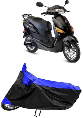 MMSSTAR Waterproof Two Wheeler Cover for Hero(Electric Optima, Blue)