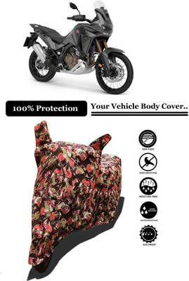 Amexride Two Wheeler Cover for Honda(CRF1000L Africa Twin BS6, Multicolor)