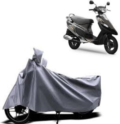 Mdstar Waterproof Two Wheeler Cover for TVS(Pep Plus, Grey)