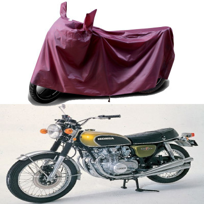 THE REAL ARV Waterproof Two Wheeler Cover for Honda(CB 500, Maroon)