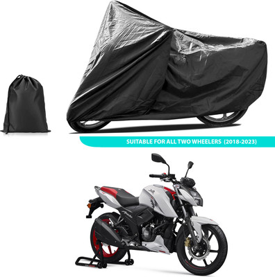 CODOKI Two Wheeler Cover for TVS(Apache RTR 160, Black)