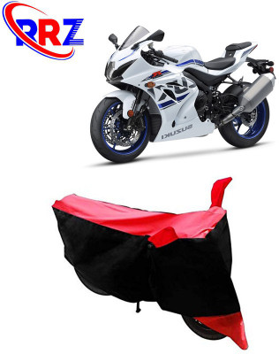 RRZ Waterproof Two Wheeler Cover for Suzuki(GSX-R1000 ABS, Black, Red)
