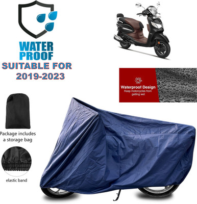 PAGORA Waterproof Two Wheeler Cover for Hero(Pleasure Plus, Blue)