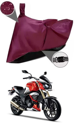 KEDIT Two Wheeler Cover for Mahindra(Mojo, Maroon)
