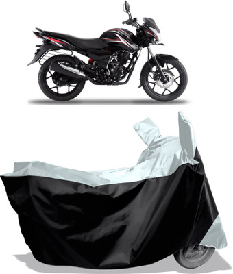 Amexride Two Wheeler Cover for Bajaj(Discover 150 s, Black)