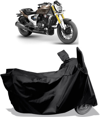 Amexride Two Wheeler Cover for TVS(Zeppelin BS6, Black)