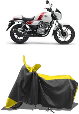 SUGASHRI Waterproof Two Wheeler Cover for Bajaj(V 150, Yellow, Black)