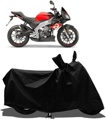 Tricway Waterproof Two Wheeler Cover for Aprilia(Tuono 150, Black)
