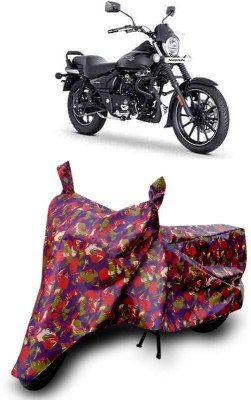 KEDIT Two Wheeler Cover for Bajaj(Avenger Street 160, Red)