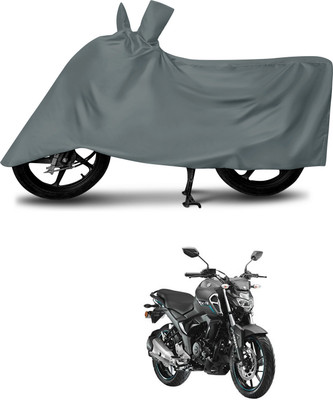 DeepShakshi AUTOMOTIVE Waterproof Two Wheeler Cover for Yamaha(FZ-S Fi Version 3.0, Grey)