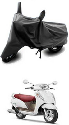 RAAMKM Two Wheeler Cover for Hero, Honda, Bajaj, Ather, TVS, Yamaha(XSR155 BS6, Grey)
