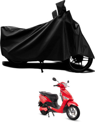 KEDIT Two Wheeler Cover for Hero(Electric Optima, Black)