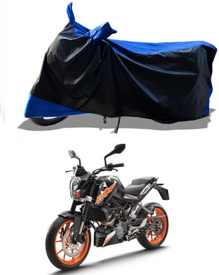 DeepShakshi AUTOMOTIVE Waterproof Two Wheeler Cover for KTM(Duke 200, Blue)