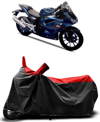 Fastak Two Wheeler Cover for Hyosung(GTS Super 300 BS6, Red)