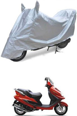 THE REAL ARV Waterproof Two Wheeler Cover for Kinetic(Silver)