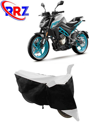 RRZ Waterproof Two Wheeler Cover for CFMoto(300NK, Black, White)