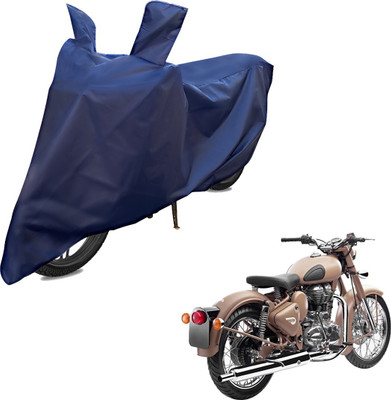 RiderShine Two Wheeler Cover for Royal Enfield(Continental GT, Blue)