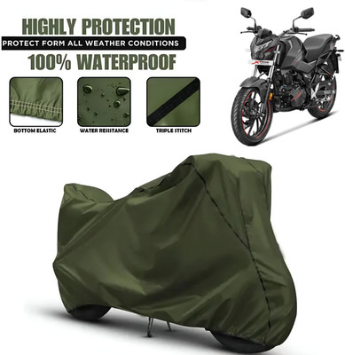 OliverX Waterproof Two Wheeler Cover for Hero(Xtreme 160 R, Green, Black)