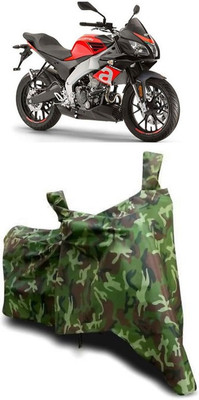 ATBROTHERS Waterproof Two Wheeler Cover for Aprilia(Tuono 150 BS6, Multicolor, Green)