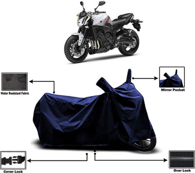 Amexride Two Wheeler Cover for Yamaha(FZ1, Blue)