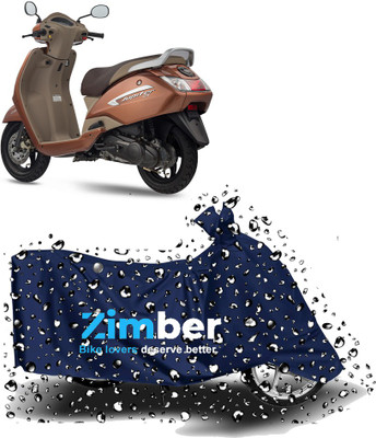 THE REAL ARV Two Wheeler Cover for TVS(Jupiter, Blue)