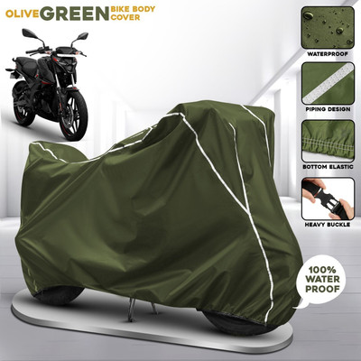 FBC Waterproof Two Wheeler Cover for Bajaj(Pulsar N160, Green)